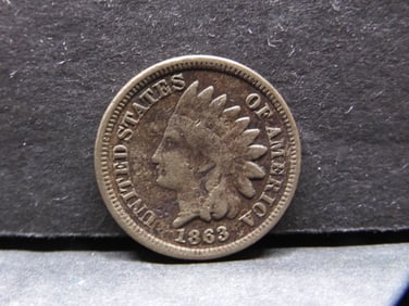 1863 Indian Head Cent