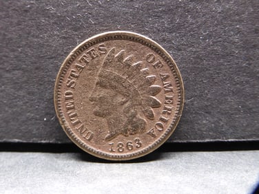 1863 Indian Head Cent