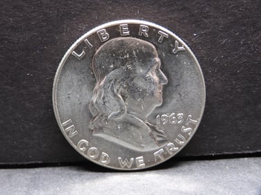 1963 Franklin Half Dollar BU