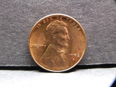1952-D Wheat Cent RED BU