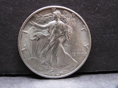 **GEM BU** 1947-D Walking Liberty Half Dollar