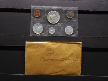 1967 UNC Canadian Silver Proof Set