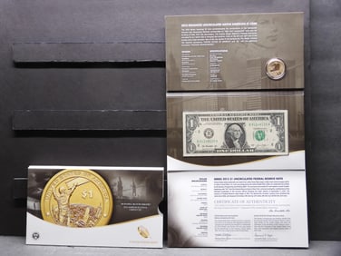 2015 American $1 Coin & Currency Set - Mohawk Ironworkers
