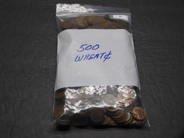 Bag of 500 Lincoln Wheat Cents