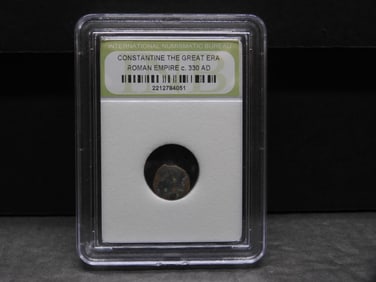 330 AD Constantine the Great Era Roman Empire - Slabbed