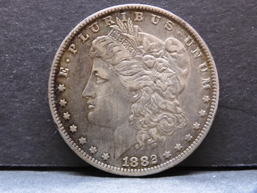 1882-O/S Morgan Silver Dollar