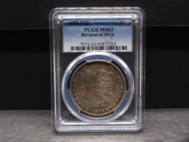 1878 7TF Morgan Silver Dollar - PCGS MS63 - Reverse of 1878