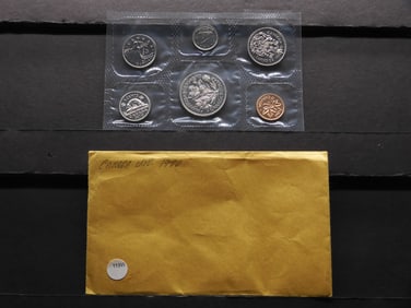 1970 Canada 6 Coin Proof Set Like  Gem in OGP