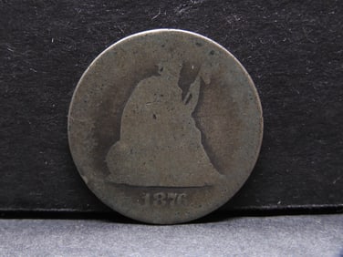 1876 w/ Motto Seated Liberty Quarter