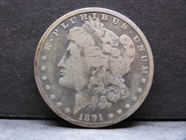 1891-O Morgan Silver Dollar