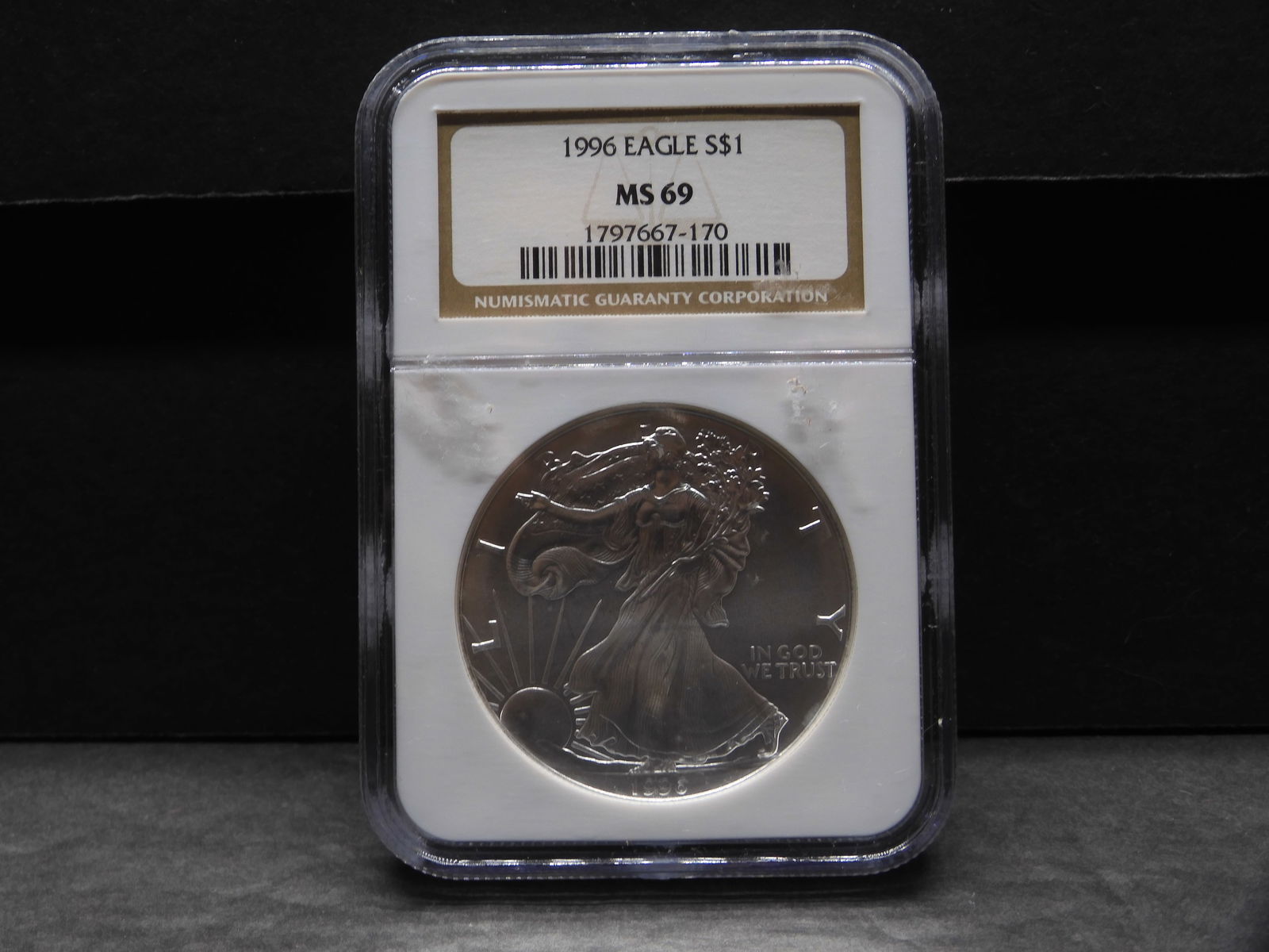 1996 American Silver Eagle - NGC MS69 (1 of 4)