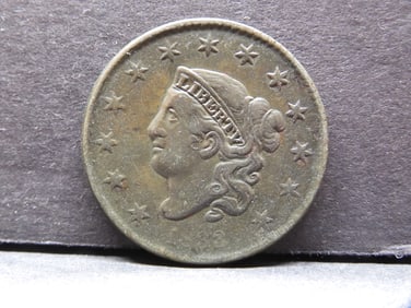 1833 US Coronet Head Large Cent