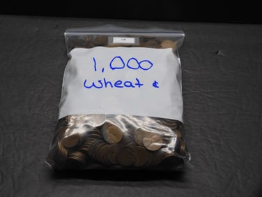 Bag of 1,000 Lincoln Wheat Cents