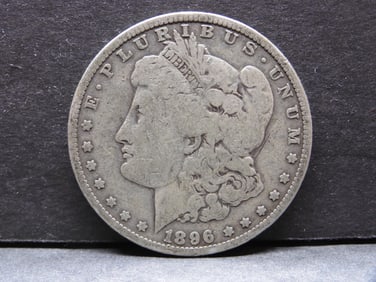 1896-O Morgan Silver Dollar