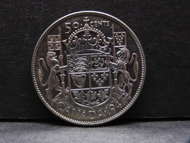 1947 Canada Half Dollar- 80% Silver