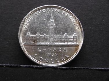 1939 Canada Dollar- 80% Silver