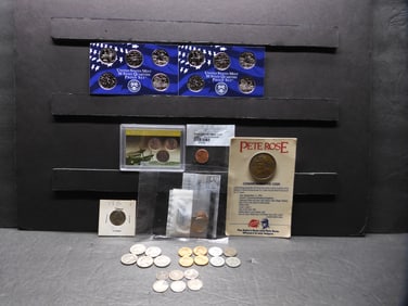 Large Grab Bag of U.S. Coins and Tokens