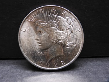 1922 Peace Silver Dollar **GEM BU**