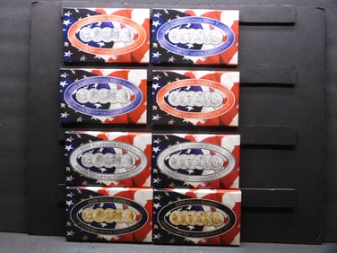 2008 P,D & 2009 P,D Gold & Platinum Mint Edition State Quarter Collection
