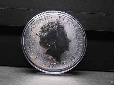 SILVER - 10 Oz. .999 Fine Silver Round 2021 Queen's Beast