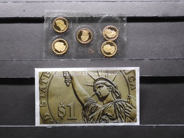 Presidential Dollar Collection in Gem Proof Condition