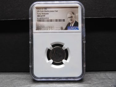 2023-D Roosevelt Dime - NGC MS67 FT *Early Releases*