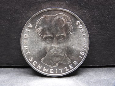 1975-G German 5 Marks Silver Coin