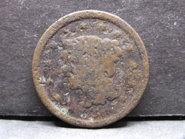 1847 Braided Hair Large Cent