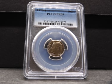 1970-S PROOF Roosevelt Dime - PCGS PR69