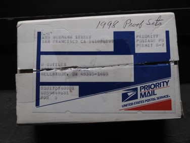 1998-S U.S. Mint Proof Sets in Shipping Box (5 Pcs)