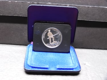 **STERLING SILVER** 1975 Paul Revere Bicentennial Commem Medal in OGP