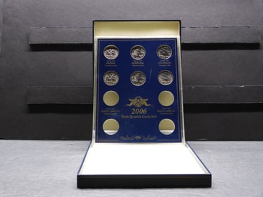 2006 P&D Statehood Quarter Collection in Nice Display
