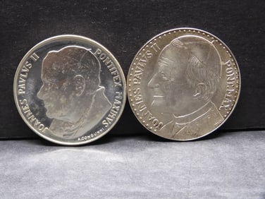 Lot of Two Reproduction Vatican Coins