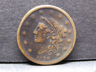 **FINE/VF Details** 1838 Coronet Head Large Cent