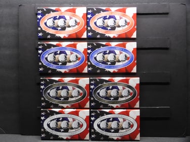 2000 P,D & 2001 P,D Gold & Platinum Mint Edition State Quarter Collection