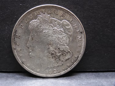 1921-D Morgan Silver Dollar - Brilliant UNC