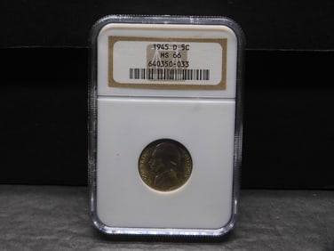 *Better Date* 1945-D Jefferson Nickel - NGC MS66