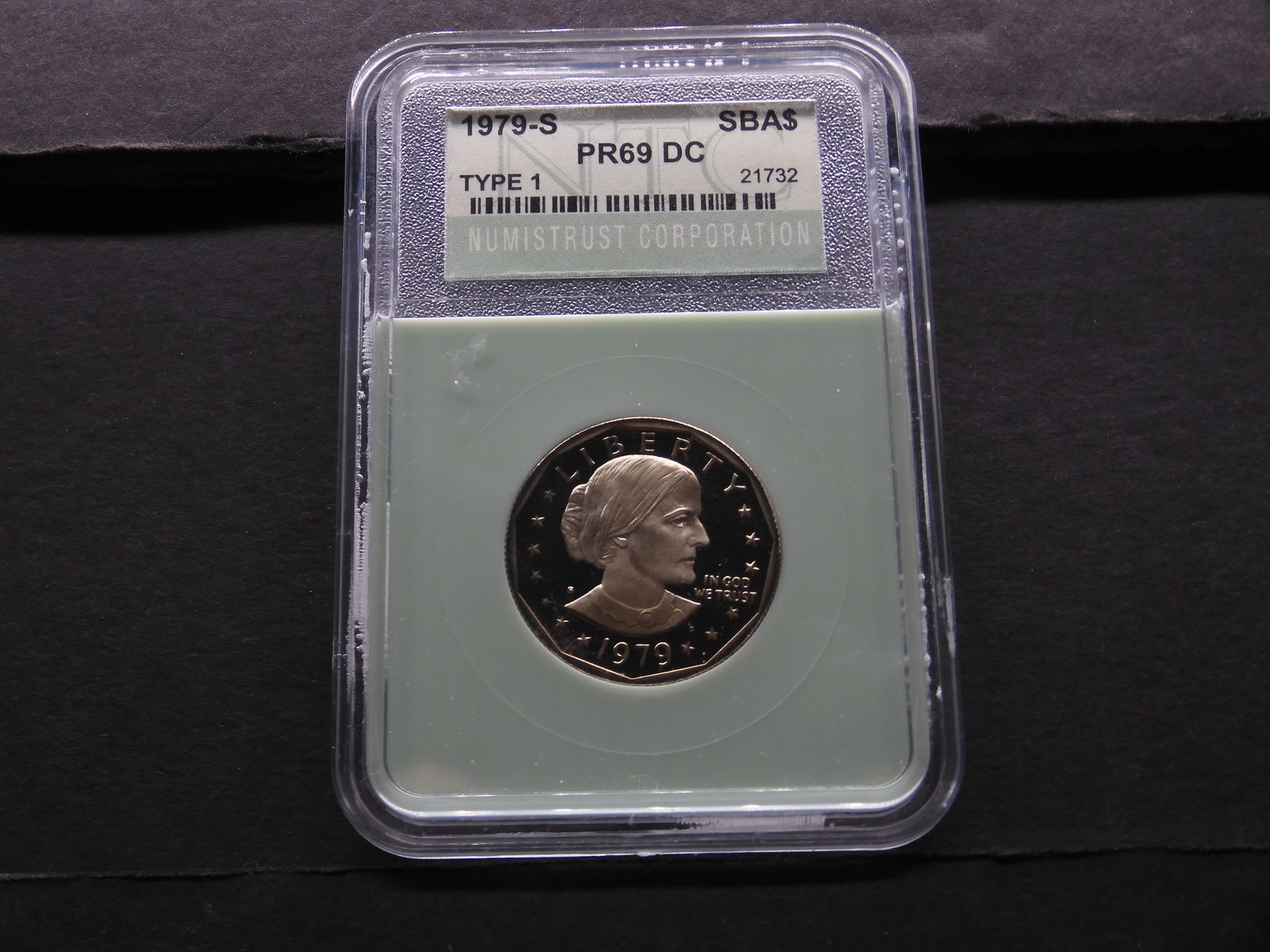1979 S-Susan B Anthony-slabbed Type 1 PR 69 Deep Cameo (1 of 4)