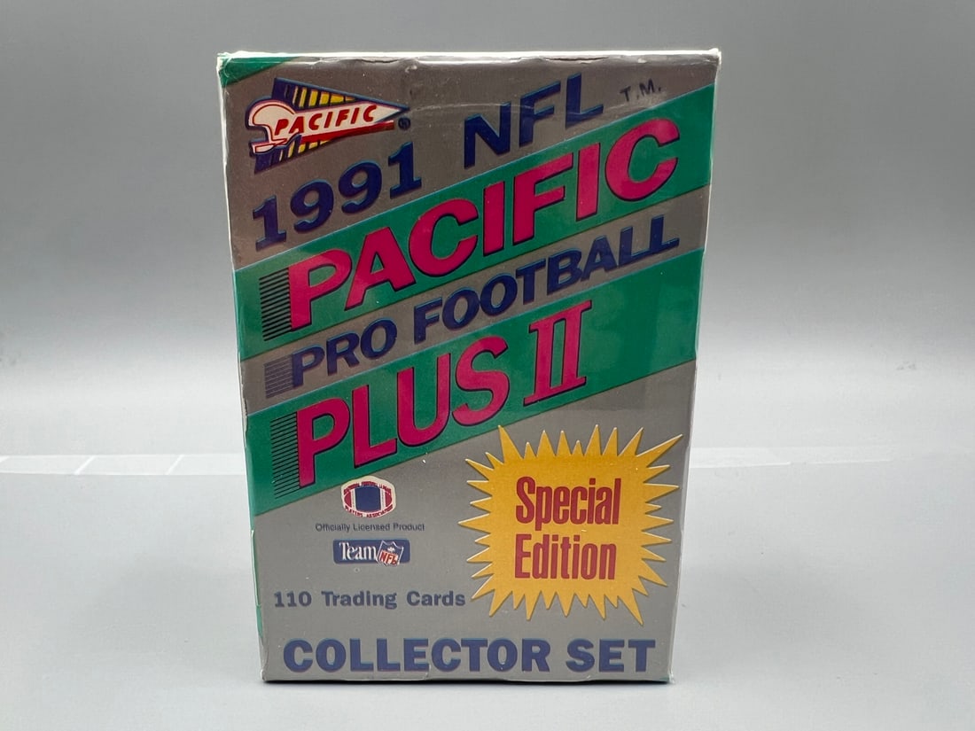 1991 Pacific NFL Plus 2 Pro Football Special Collector Edition Sealed Set (1 of 2)