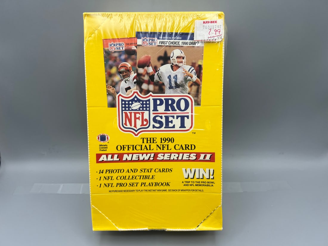 1990 Pro Set Football Series 2 Sealed Wax Box (1 of 2)