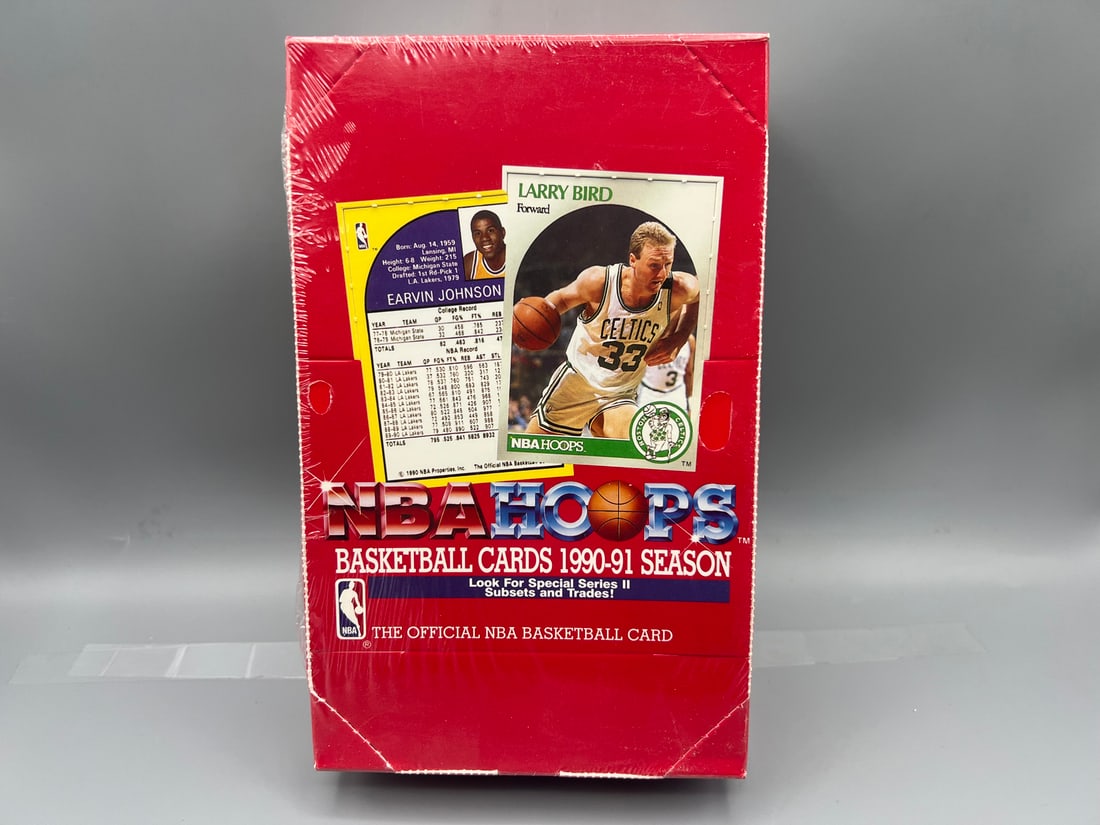 1990-91 NBA Hoops Basketball Sealed Wax Box (1 of 2)