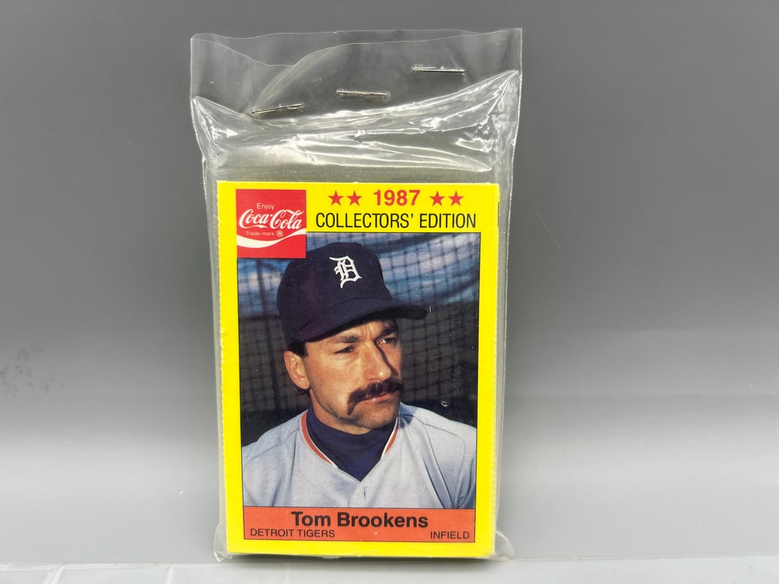 1987 Coca Cola Detroit Tigers Baseball Collector's Edition Set - Tough Regional Issue: 1987 Coca Cola Detroit Tigers Baseball Collector's Edition Set - Tough Regional Issue