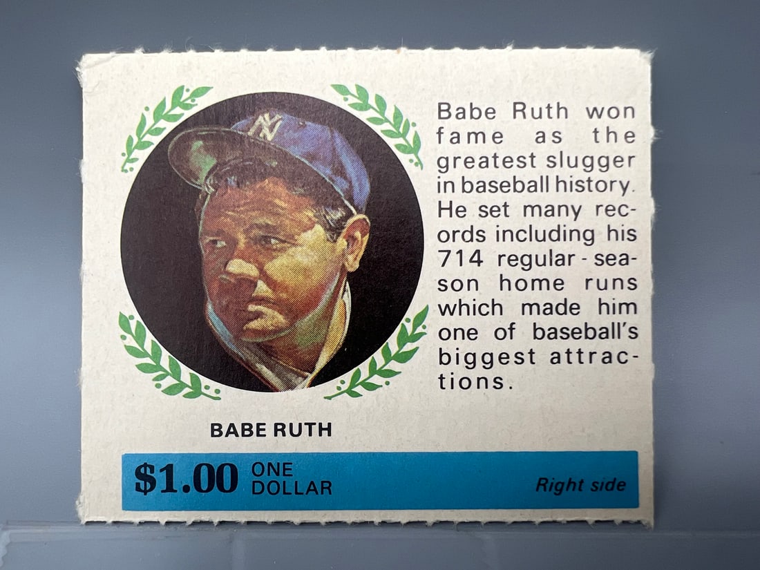 1968 American Oil Babe Ruth (1 of 2)