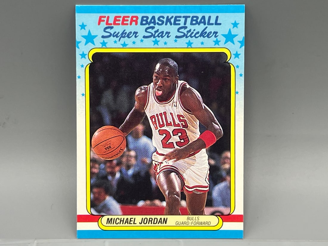 1988-89 Fleer Michael Jordan Sticker #7 (1 of 2)
