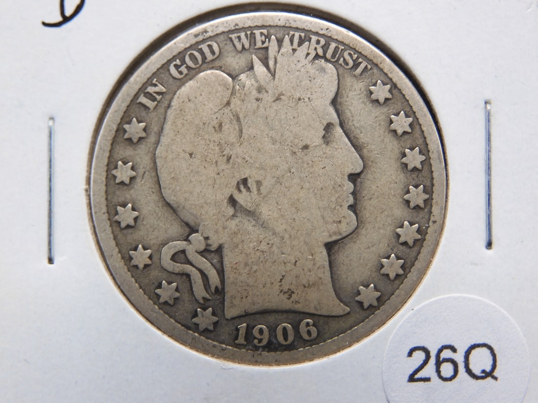 1906-D Barber Half Dollar (1 of 3)