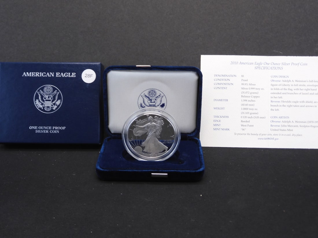 2010-W Proof American Silver Eagle (1 of 4)