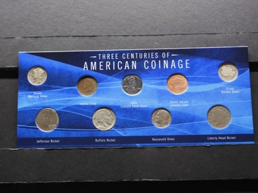 Three Centuries of American Coinage in Special Display