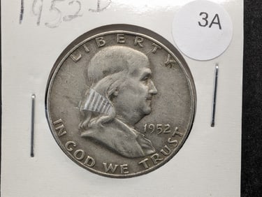 1952-D Franklin Half Dollar