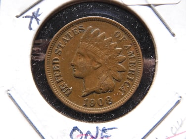 1908 Indian Head Penny - Full Liberty