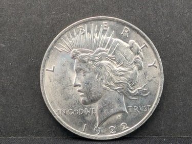 1922 Silver Peace Dollar